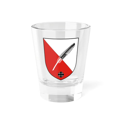 COA ZMSBw (Germany) (Coat of Arms) Shot Glass 1.5oz 1.5oz - Go Mug Yourself