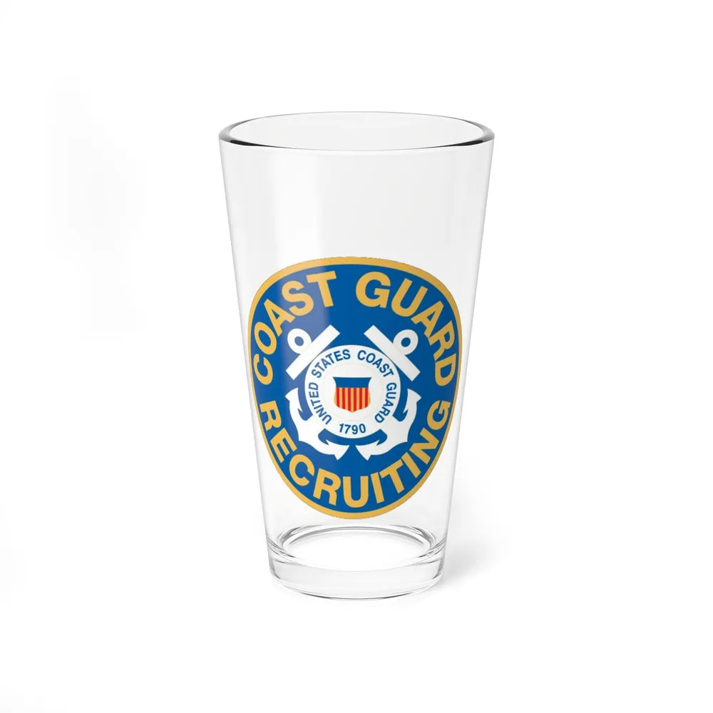 Coast Guard Recruiting (U.S. Coast Guard) Pint Glass 16oz-16oz-Go Mug Yourself