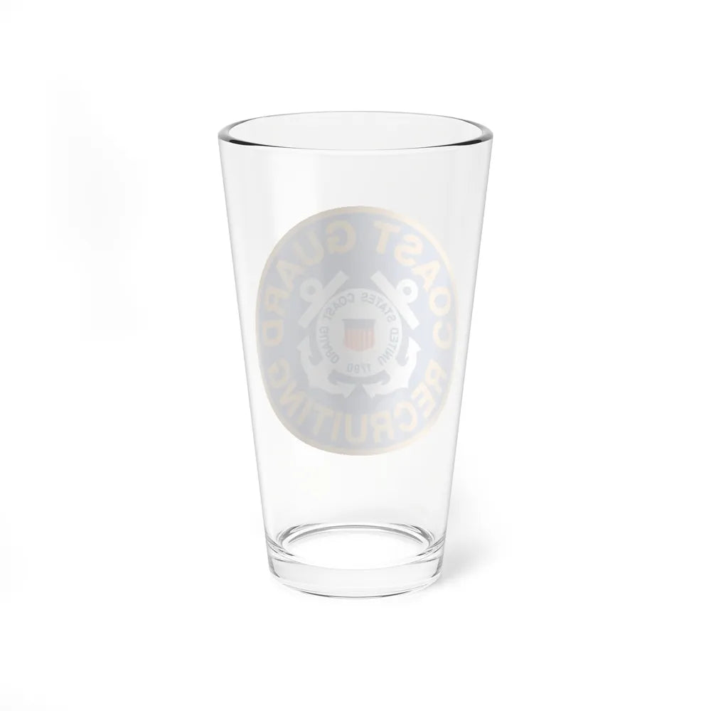 Coast Guard Recruiting (U.S. Coast Guard) Pint Glass 16oz-Go Mug Yourself