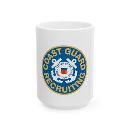 Coast Guard Recruiting (U.S. Coast Guard) White Coffee Mug-15oz-Go Mug Yourself