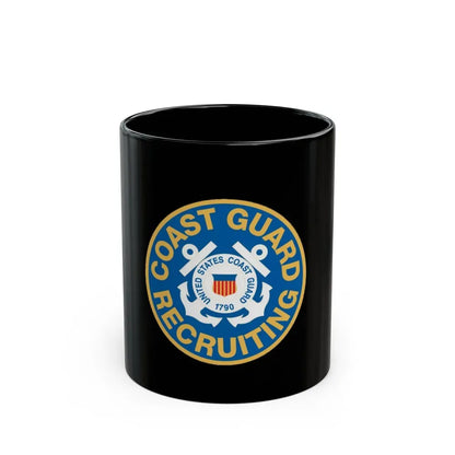 Coast Guard Recruiting (U.S. Coast Guard) Black Coffee Mug 11oz - Go Mug Yourself