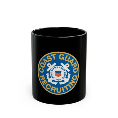 Coast Guard Recruiting (U.S. Coast Guard) Black Coffee Mug 11oz - Go Mug Yourself