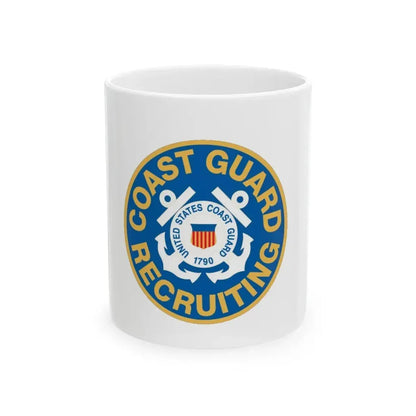 Coast Guard Recruiting (U.S. Coast Guard) White Coffee Mug 11oz - Go Mug Yourself