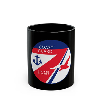 Coast Guard Seventh District (U.S. Coast Guard) Black Coffee Mug-11oz-Go Mug Yourself