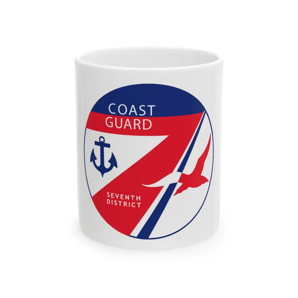 Coast Guard Seventh District (U.S. Coast Guard) White Coffee Mug-11oz-Go Mug Yourself