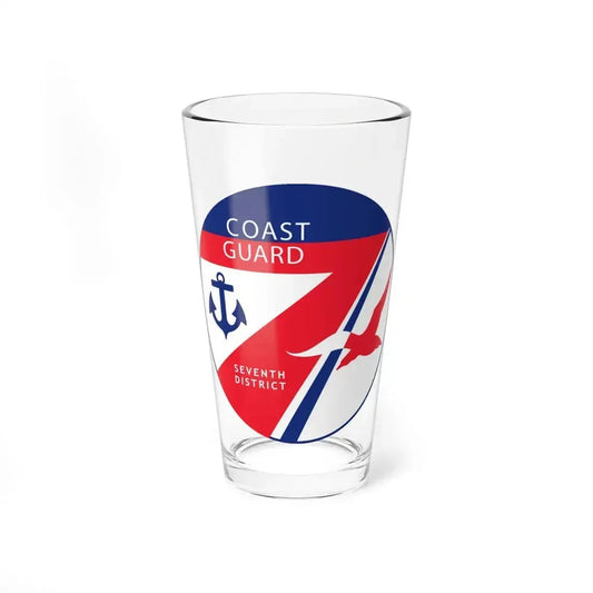 Coast Guard Seventh District (U.S. Coast Guard) Pint Glass 16oz 16oz - Go Mug Yourself