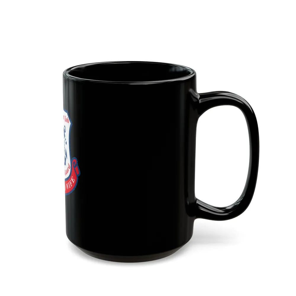 Coast Guard Wife (U.S. Coast Guard) Black Coffee Mug-Go Mug Yourself