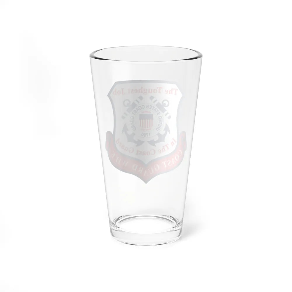 Coast Guard Wife (U.S. Coast Guard) Pint Glass 16oz-Go Mug Yourself