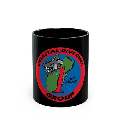 Coastal Riverine Group 1 Det Guam (U.S. Navy) Black Coffee Mug 11oz - Go Mug Yourself