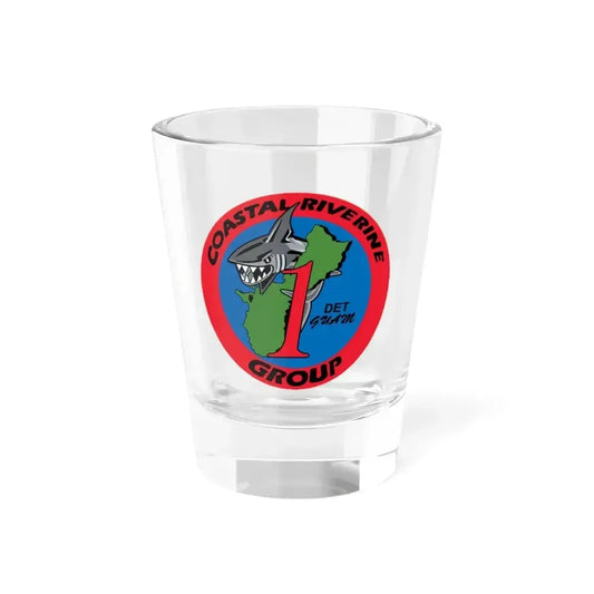 Coastal Riverine Group 1 Det Guam (U.S. Navy) Shot Glass 1.5oz 1.5oz - Go Mug Yourself