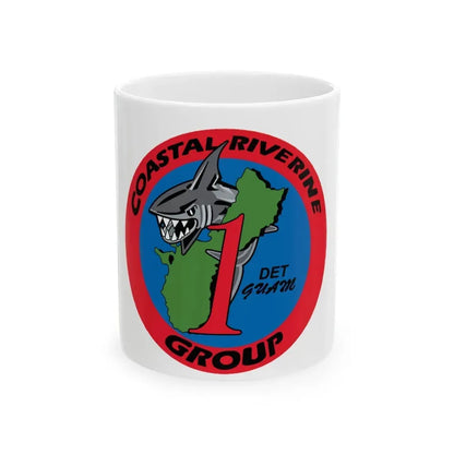 Coastal Riverine Group 1 Det Guam (U.S. Navy) White Coffee Mug 11oz - Go Mug Yourself