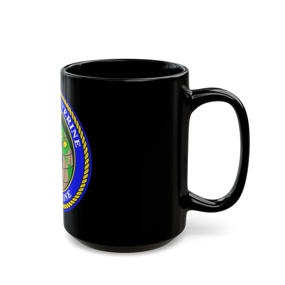 Coastal Riverine Group 1 (U.S. Navy) Black Coffee Mug-Go Mug Yourself