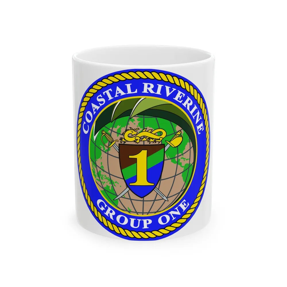 Coastal Riverine Group 1 (U.S. Navy) White Coffee Mug-11oz-Go Mug Yourself