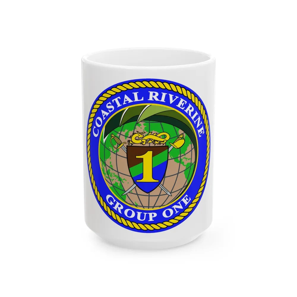 Coastal Riverine Group 1 (U.S. Navy) White Coffee Mug-15oz-Go Mug Yourself