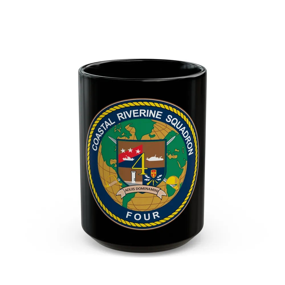 Coastal Riverine Sq 4 (U.S. Navy) Black Coffee Mug-15oz-Go Mug Yourself