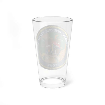 Coastal Riverine Sq 4 (U.S. Navy) Pint Glass 16oz-Go Mug Yourself