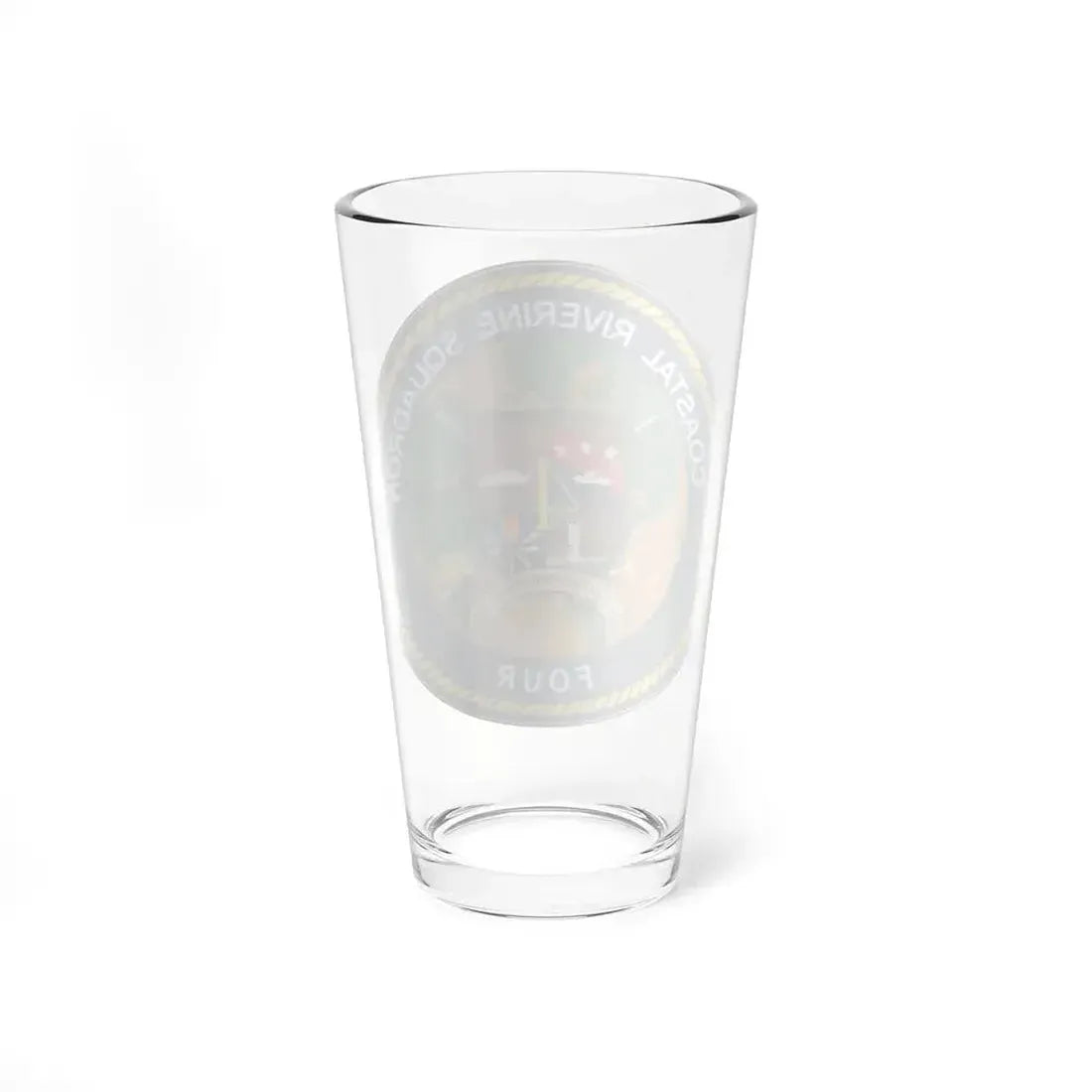 Coastal Riverine Sq 4 (U.S. Navy) Pint Glass 16oz - Go Mug Yourself