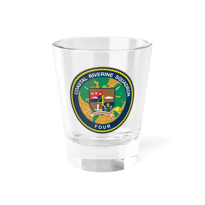 Coastal Riverine Sq 4 (U.S. Navy) Shot Glass 1.5oz 1.5oz - Go Mug Yourself