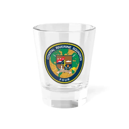 Coastal Riverine Sq 4 (U.S. Navy) Shot Glass 1.5oz 1.5oz - Go Mug Yourself