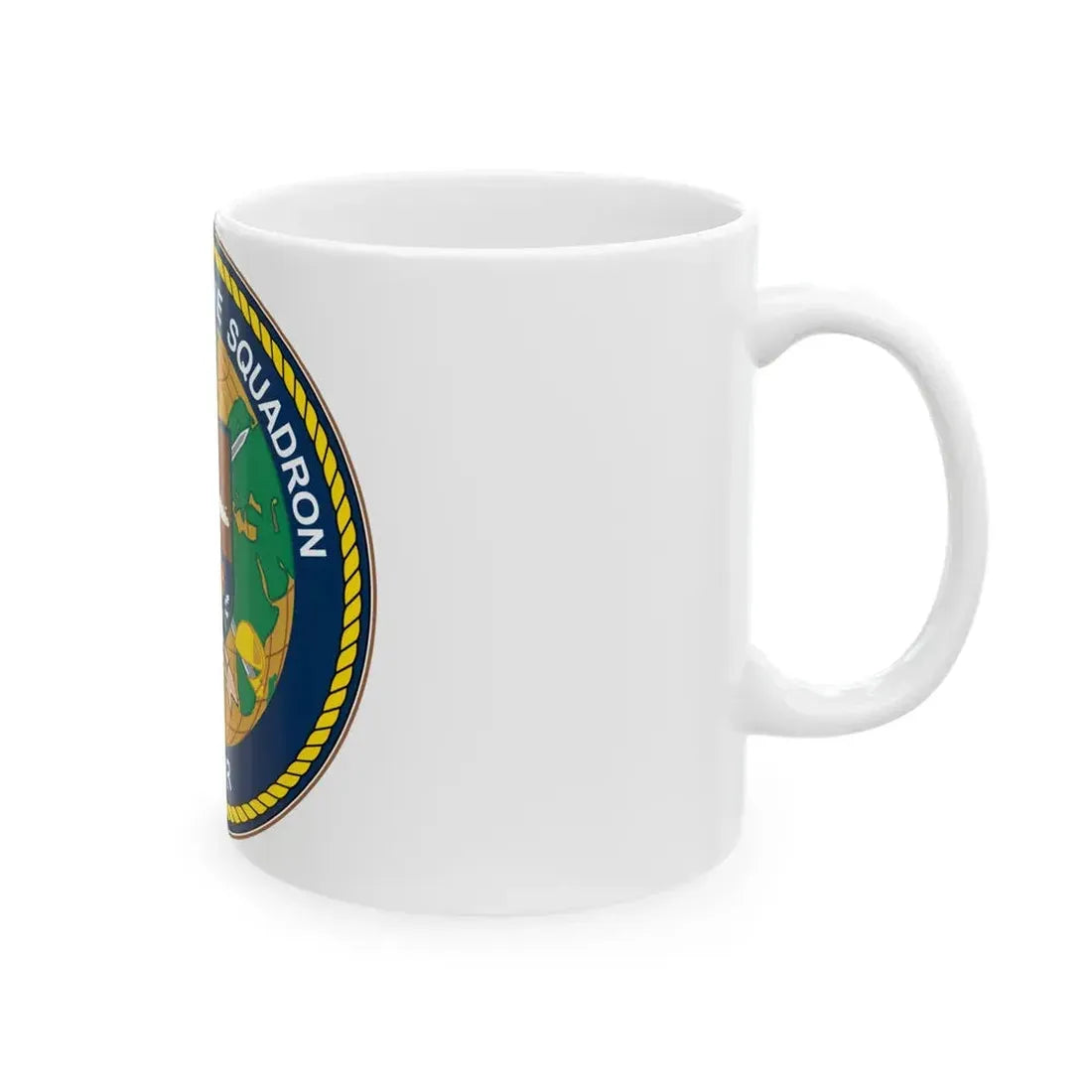 Coastal Riverine Sq 4 (U.S. Navy) White Coffee Mug - Go Mug Yourself