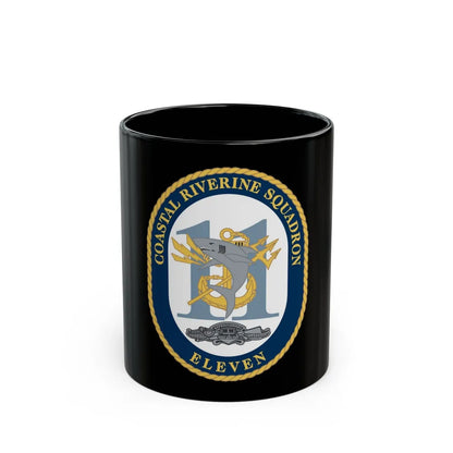 Coastal Riverine Sq Eleven (U.S. Navy) Black Coffee Mug-11oz-Go Mug Yourself