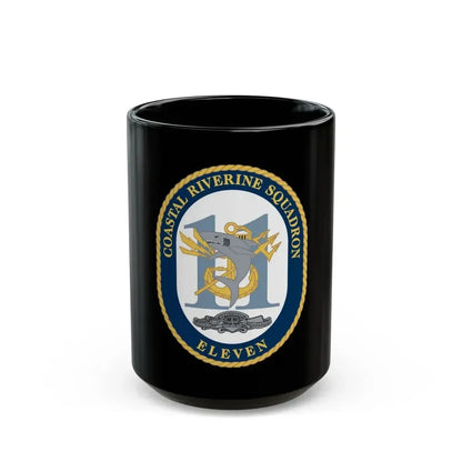 Coastal Riverine Sq Eleven (U.S. Navy) Black Coffee Mug 15oz - Go Mug Yourself