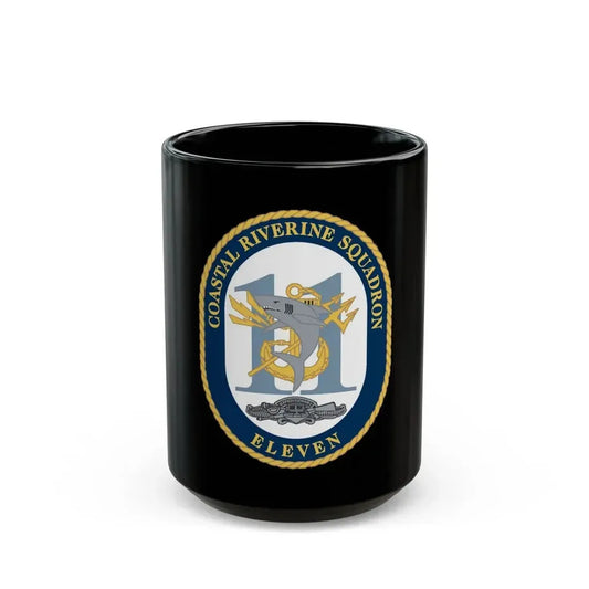 Coastal Riverine Sq Eleven (U.S. Navy) Black Coffee Mug 15oz - Go Mug Yourself