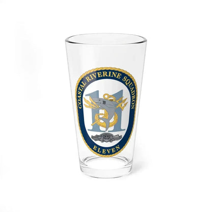 Coastal Riverine Sq Eleven (U.S. Navy) Pint Glass 16oz 16oz - Go Mug Yourself