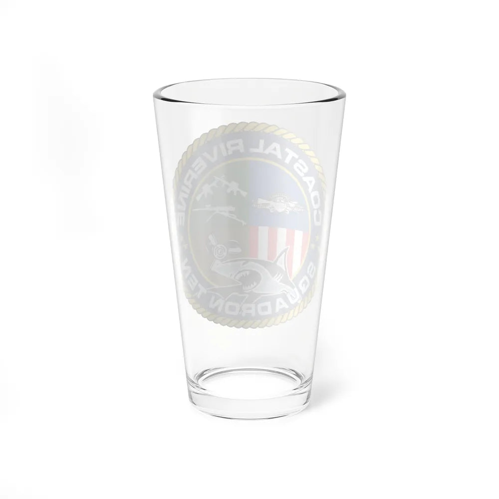 Coastal Riverine Squadron 10 (U.S. Navy) Pint Glass 16oz-Go Mug Yourself