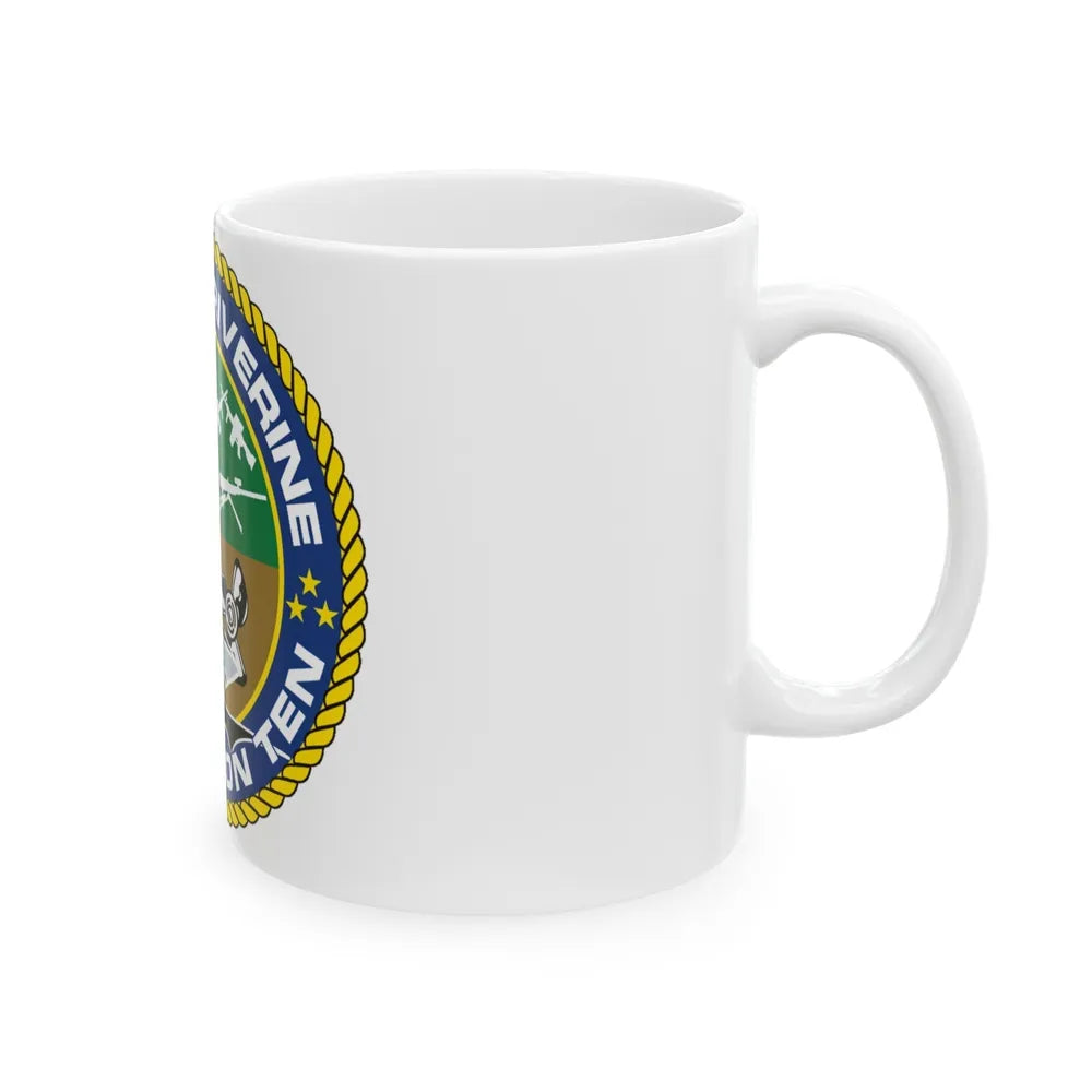 Coastal Riverine Squadron 10 (U.S. Navy) White Coffee Mug-Go Mug Yourself