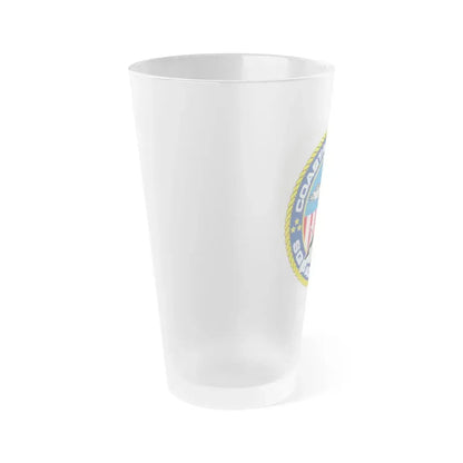 Coastal Riverine Squadron 10 (U.S. Navy) Frosted Pint Glass 16oz - Go Mug Yourself