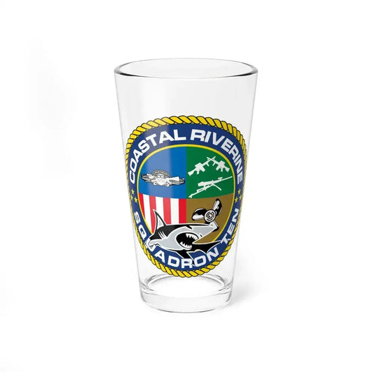 Coastal Riverine Squadron 10 (U.S. Navy) Pint Glass 16oz 16oz - Go Mug Yourself
