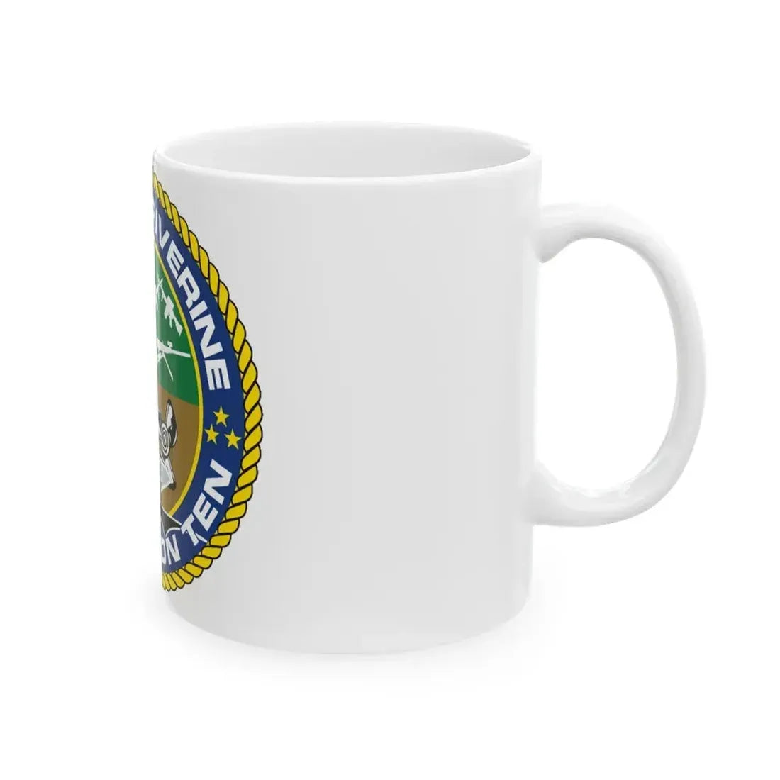 Coastal Riverine Squadron 10 (U.S. Navy) White Coffee Mug - Go Mug Yourself