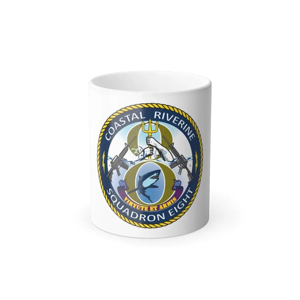 Coastal Riverine Squadron 8 (U.S. Navy) Color Changing Mug 11oz Default Title 11oz - Go Mug Yourself