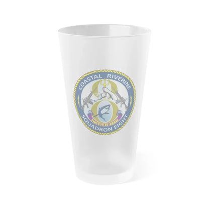 Coastal Riverine Squadron 8 (U.S. Navy) Frosted Pint Glass 16oz Default Title - Go Mug Yourself