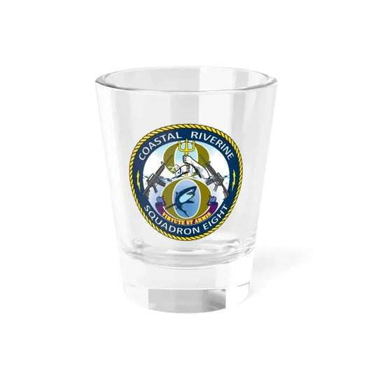 Coastal Riverine Squadron 8 (U.S. Navy) Shot Glass 1.5oz 1.5oz - Go Mug Yourself