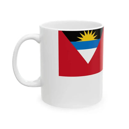 Coastguard Ensign of Antigua and Barbuda (Antigua and Barbuda) White Coffee Mug - Go Mug Yourself