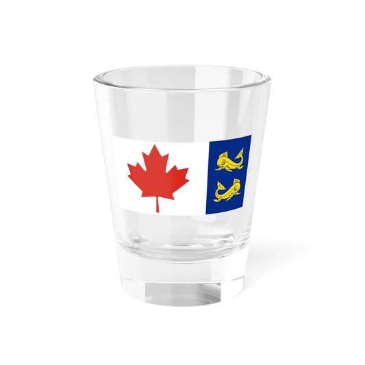 Coastguard Flag of Canada (Canada) Shot Glass 1.5oz 1.5oz - Go Mug Yourself