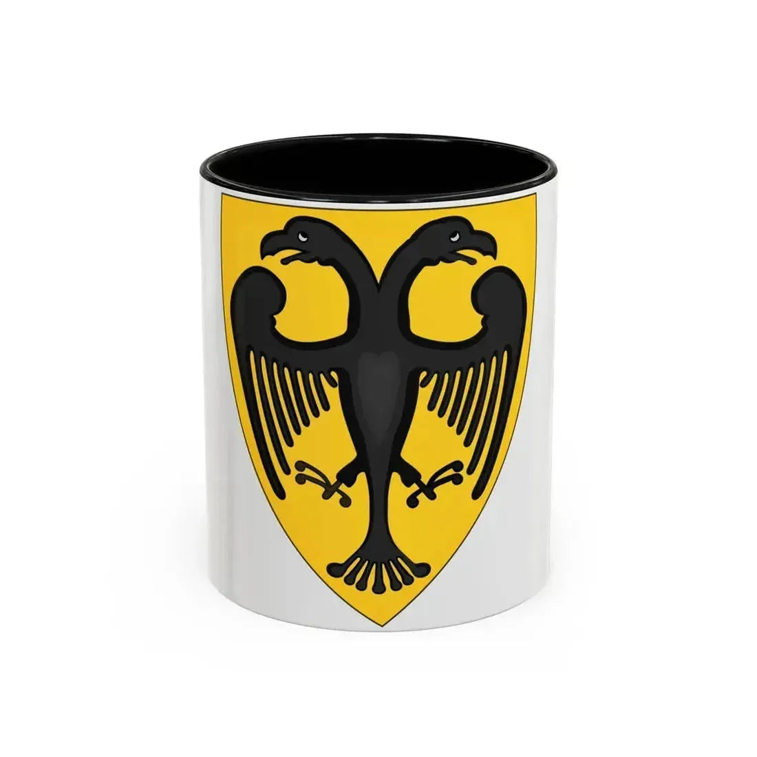 Coat and Shield of Arms of Otto IV, Holy Roman Emperor - Accent Coffee Mug 11oz Black - Go Mug Yourself