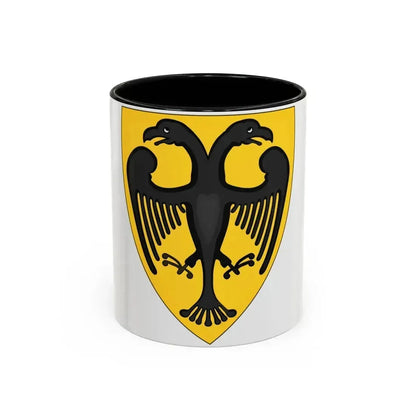 Coat and Shield of Arms of Otto IV, Holy Roman Emperor - Accent Coffee Mug 11oz Black - Go Mug Yourself