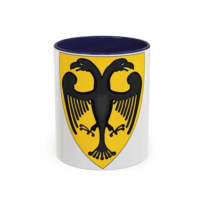 Coat and Shield of Arms of Otto IV, Holy Roman Emperor - Accent Coffee Mug 11oz Navy - Go Mug Yourself