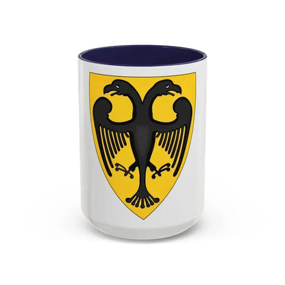 Coat and Shield of Arms of Otto IV, Holy Roman Emperor - Accent Coffee Mug 15oz Navy - Go Mug Yourself