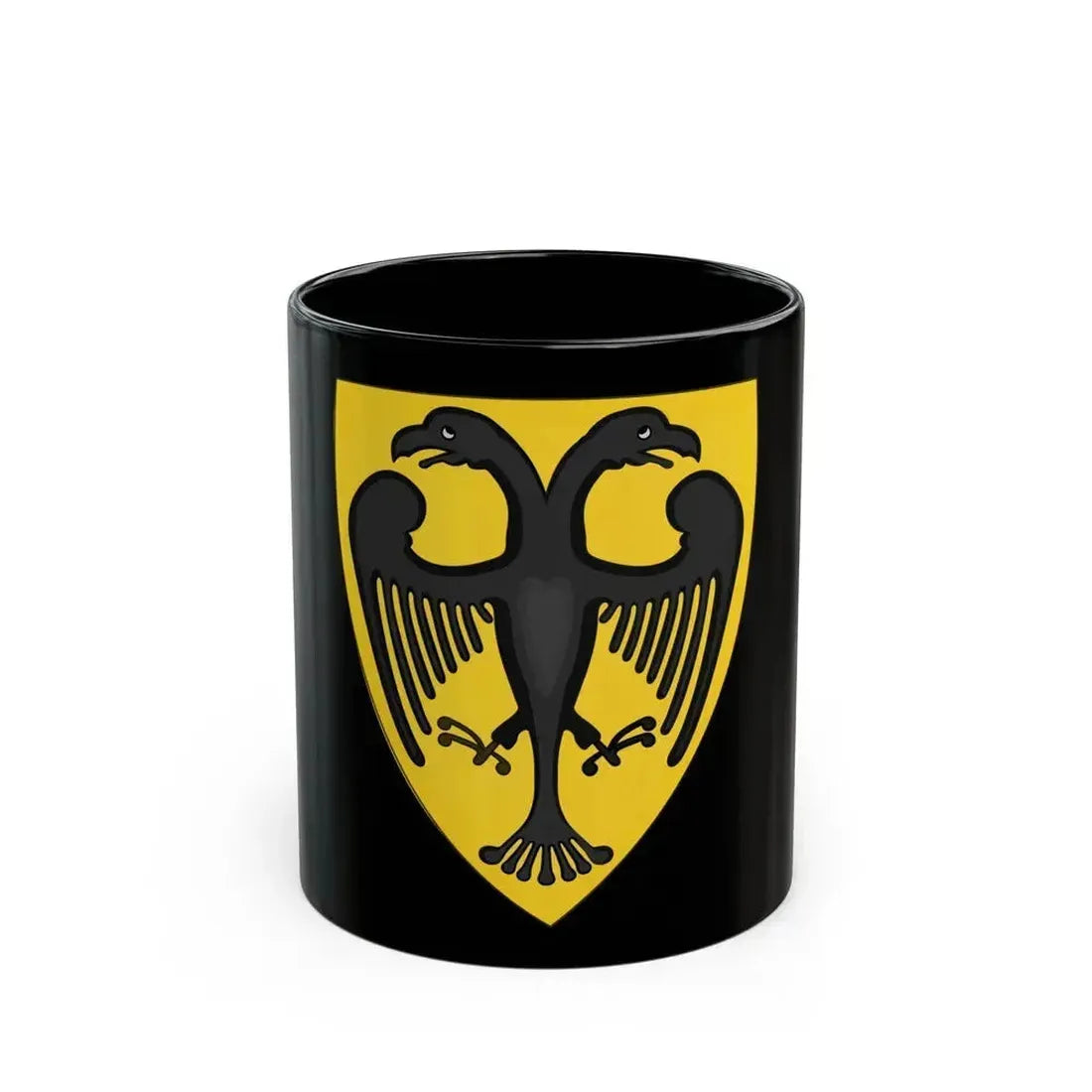 Coat and Shield of Arms of Otto IV, Holy Roman Emperor - Black Coffee Mug 11oz - Go Mug Yourself