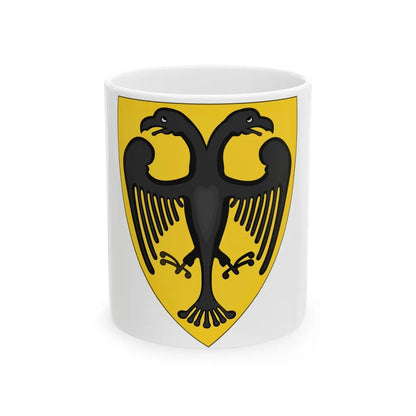 Coat and Shield of Arms of Otto IV, Holy Roman Emperor - White Coffee Mug-11oz-Go Mug Yourself