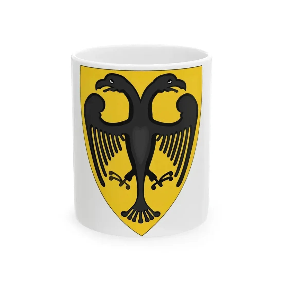 Coat and Shield of Arms of Otto IV, Holy Roman Emperor - White Coffee Mug 11oz - Go Mug Yourself
