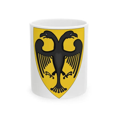 Coat and Shield of Arms of Otto IV, Holy Roman Emperor - White Coffee Mug 11oz - Go Mug Yourself