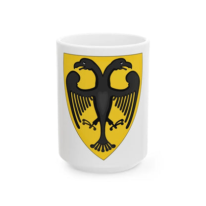 Coat and Shield of Arms of Otto IV, Holy Roman Emperor - White Coffee Mug-15oz-Go Mug Yourself