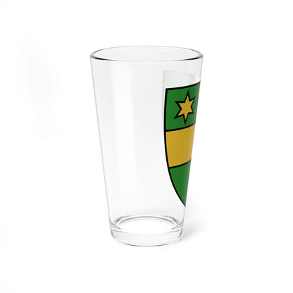 Coat of Armes Mont Saint Guibert (Belgium) (Coat of Arms) Pint Glass 16oz - Go Mug Yourself