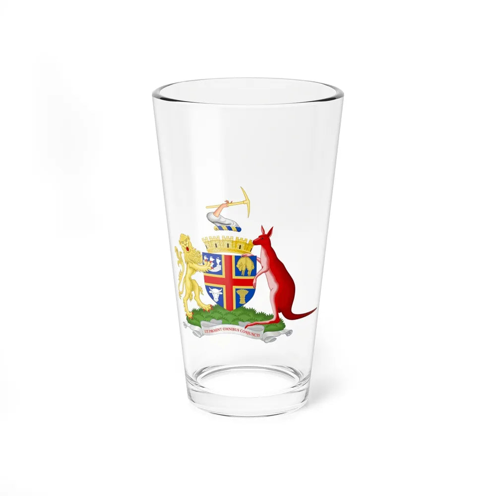 Coat of Arms Adelaida Australia - Pint Glass 16oz-16oz-Go Mug Yourself