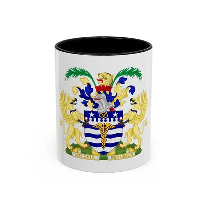 Coat of Arms Brisbane Australia - Accent Coffee Mug 11oz Black - Go Mug Yourself